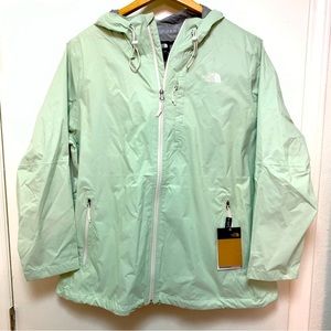 NWT The North Face Alta Vista Waterproof Dryvent Hooded Jacket Lime Womens XXL